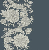 A-Street Prints Chris Loves Julia Gisela Blue Wallpaper