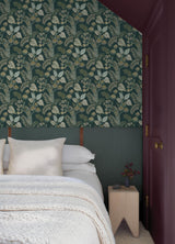 A-Street Prints Chris Loves Julia Geneva Sea Green Wallpaper