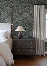 A-Street Prints Chris Loves Julia Collins Teal Wallpaper