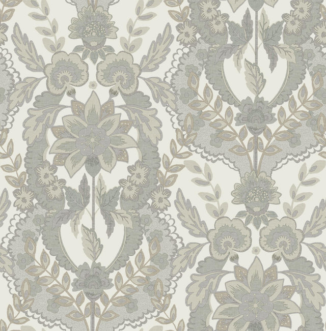A-Street Prints Chris Loves Julia Collins Light Blue Wallpaper