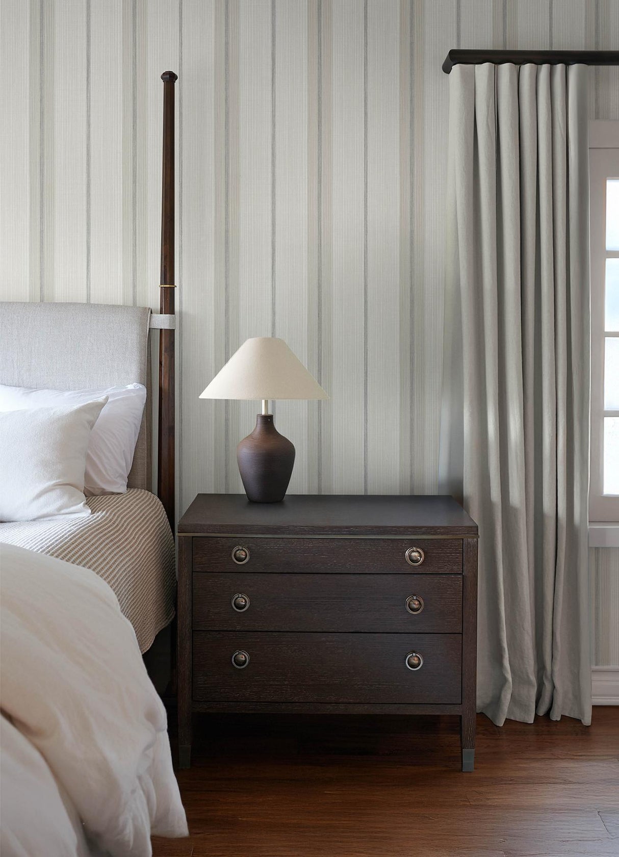A-Street Prints Chris Loves Julia Ames Grey Wallpaper