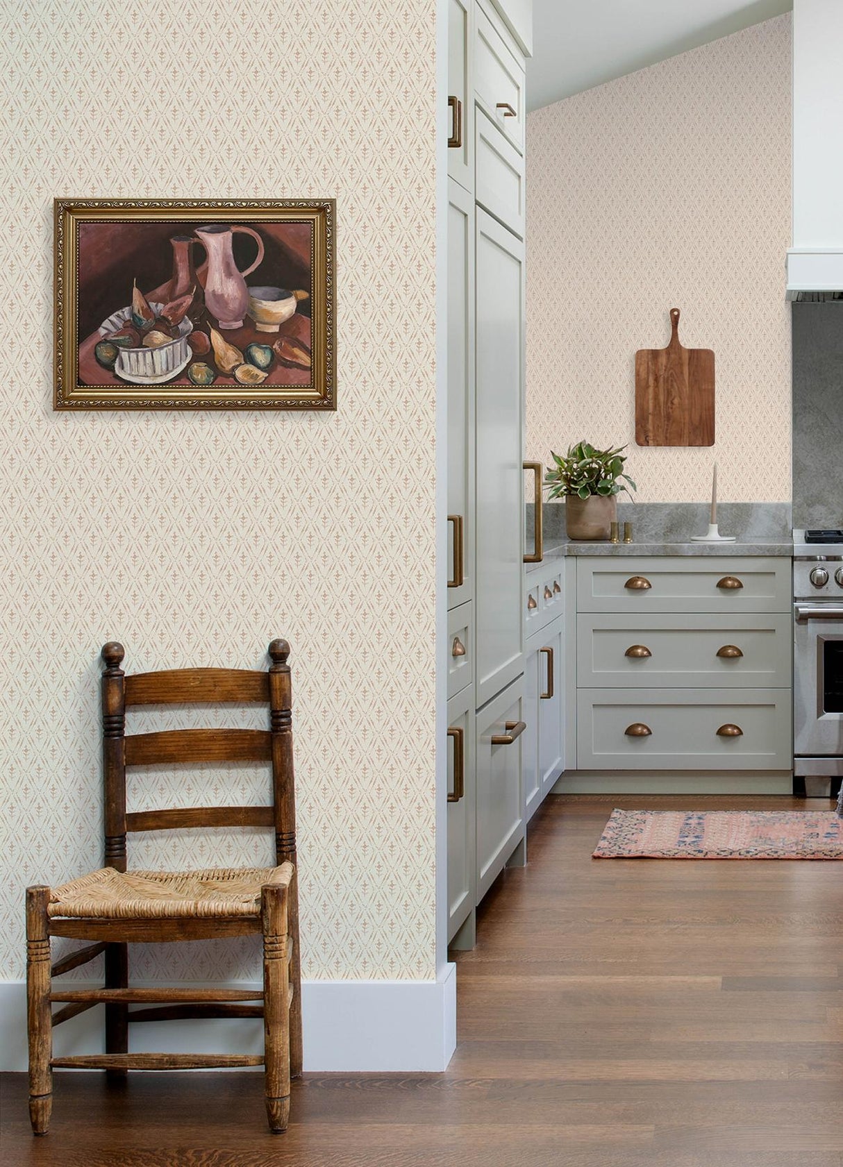 A-Street Prints Chris Loves Julia Tillie Blush Wallpaper