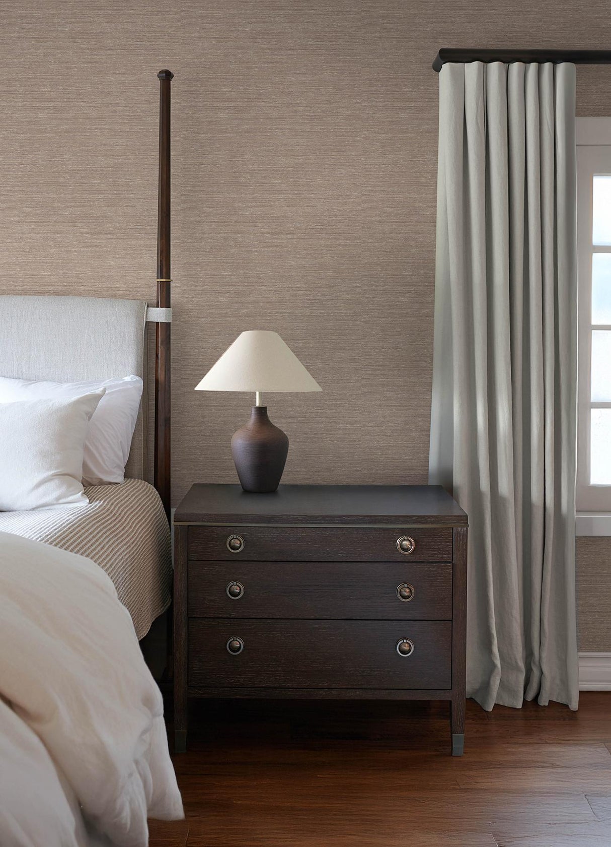 A-Street Prints Chris Loves Julia Roderick Mauve Wallpaper