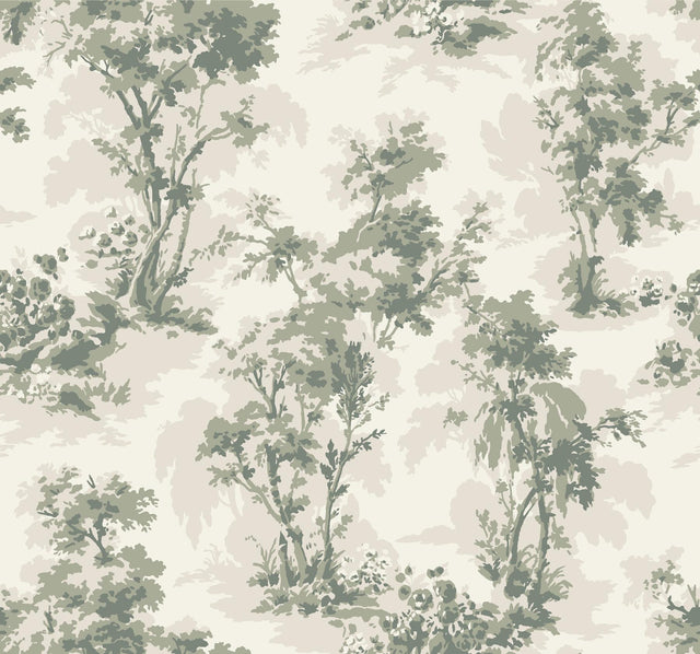 A-Street Prints Chris Loves Julia Sainsbury Sage Wallpaper