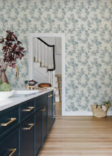 A-Street Prints Chris Loves Julia Sainsbury Light Blue Wallpaper
