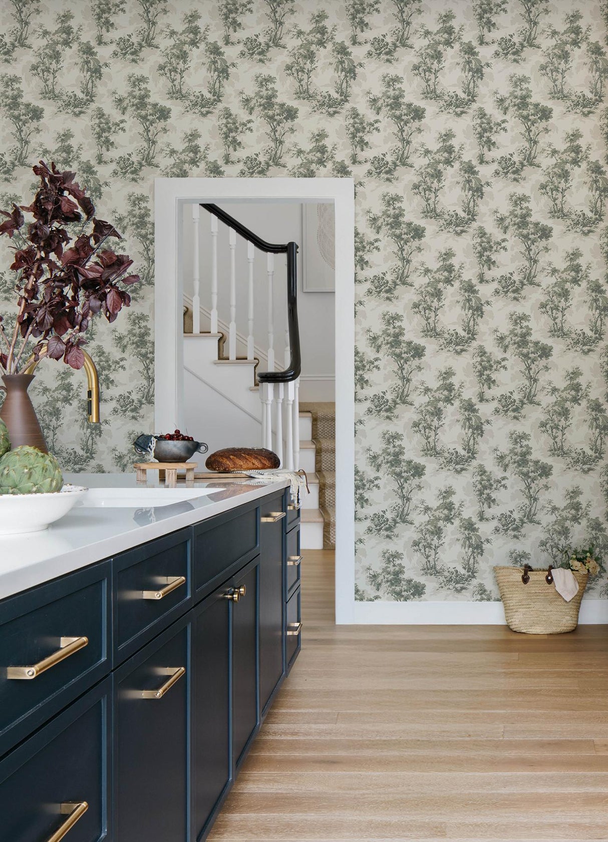 A-Street Prints Chris Loves Julia Sainsbury Slate Wallpaper