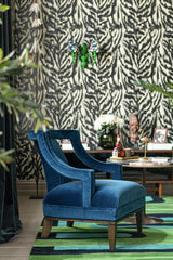 MindTheGap CHARMING CHAIR - POSEIDON Velvet W28 D32 H34 in Furniture