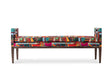 MindTheGap FRANCHESCA BENCH - PIAZZA DEGLI ARLECCHINI Linen W61 D19 H24 in Furniture