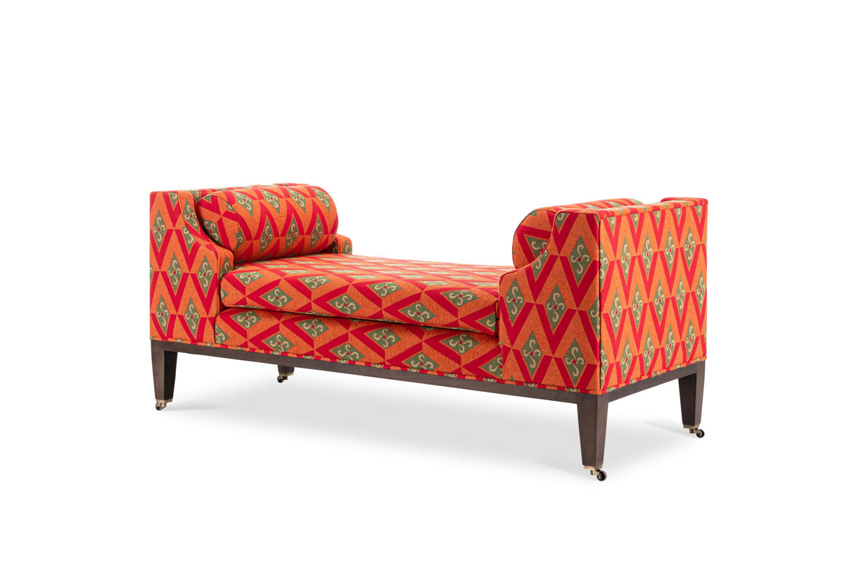 MindTheGap CHALFONTE BENCH - CALAMOSCHE Woven Fabric W61 D25 H26 in Furniture
