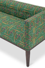 MindTheGap COE BENCH - ALLEGRIA Woven Fabric W62 D22 H28 in Furniture