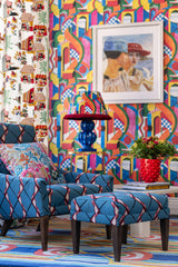 MindTheGap JENSEN CHAIR - FRESCA Woven Fabric W29 D36 H36 in Furniture