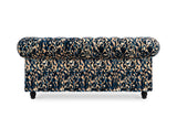 MindTheGap IVESTER SOFA - BLU SELVAGGIO Velvet W84 D39 H37 in Furniture