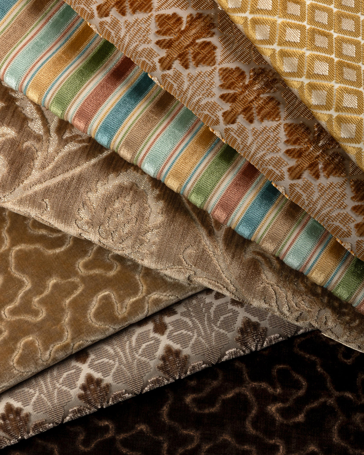Lee Jofa FIORE VELVET GOLD Upholstery Fabric
