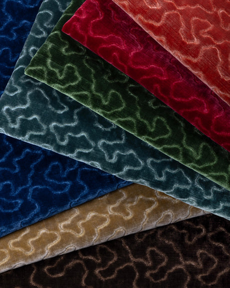 Lee Jofa MARLOWE VELVET RUBY Upholstery Fabric