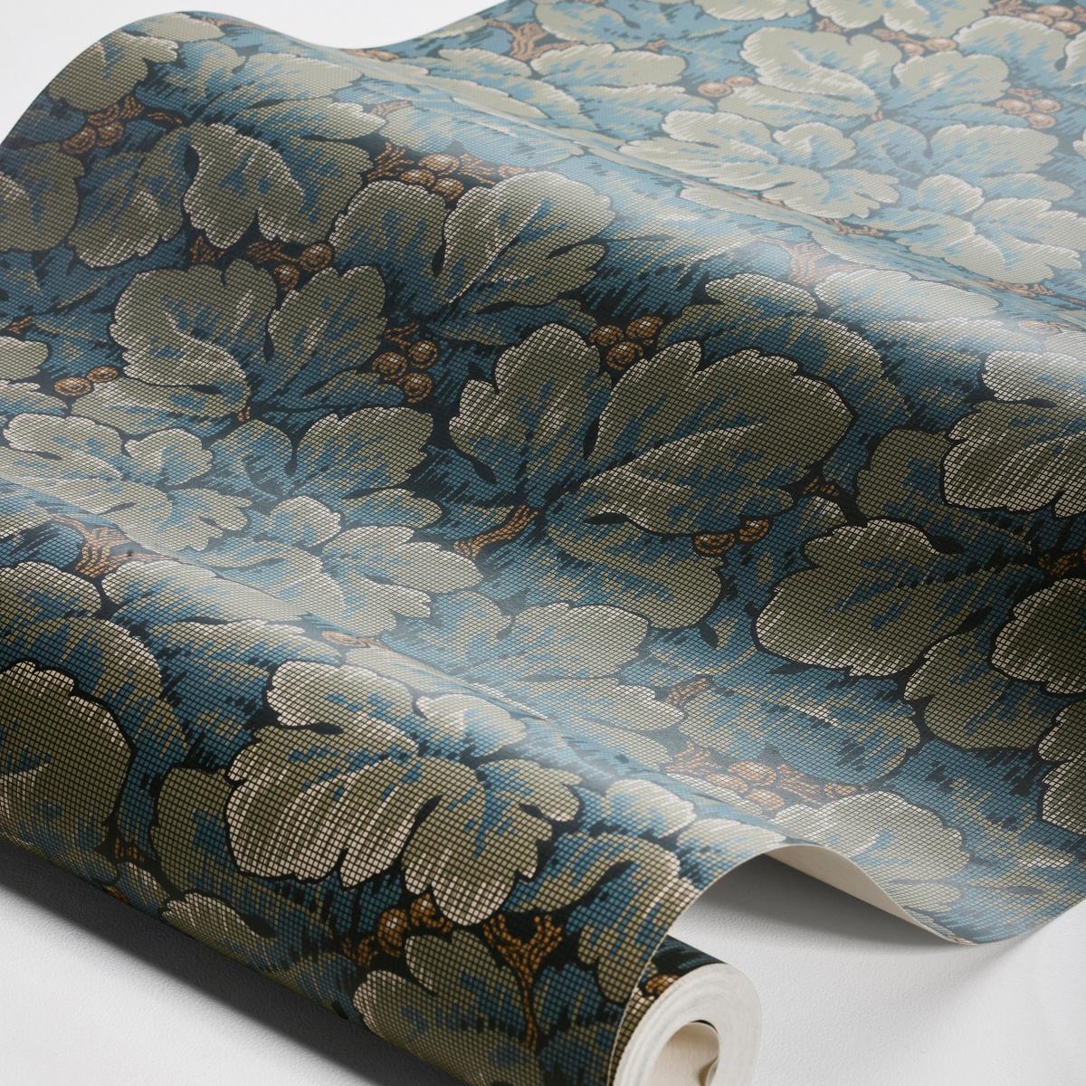 Borastapeter Waldemar Blue And Green Wallpaper