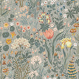 Borastapeter Blomsterhav Taupe Wallpaper