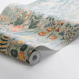 Borastapeter Blomsterhav Taupe Wallpaper