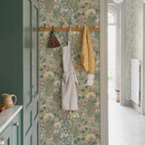 Borastapeter Blomsterhav Taupe Wallpaper
