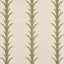 Schumacher Acanthus Stripe Sisal Olive Wallpaper