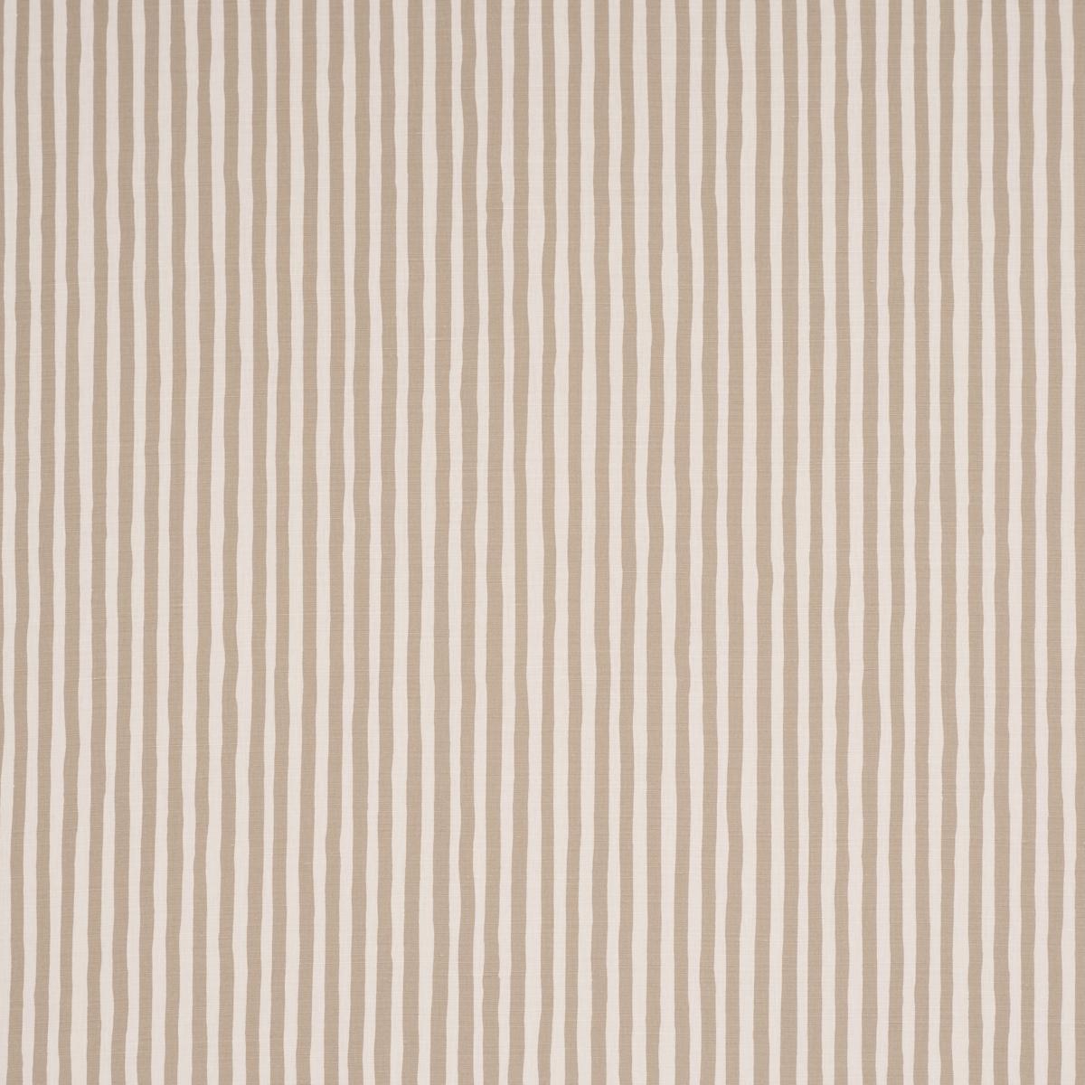 Schumacher Chaney Stripe Sand Fabric
