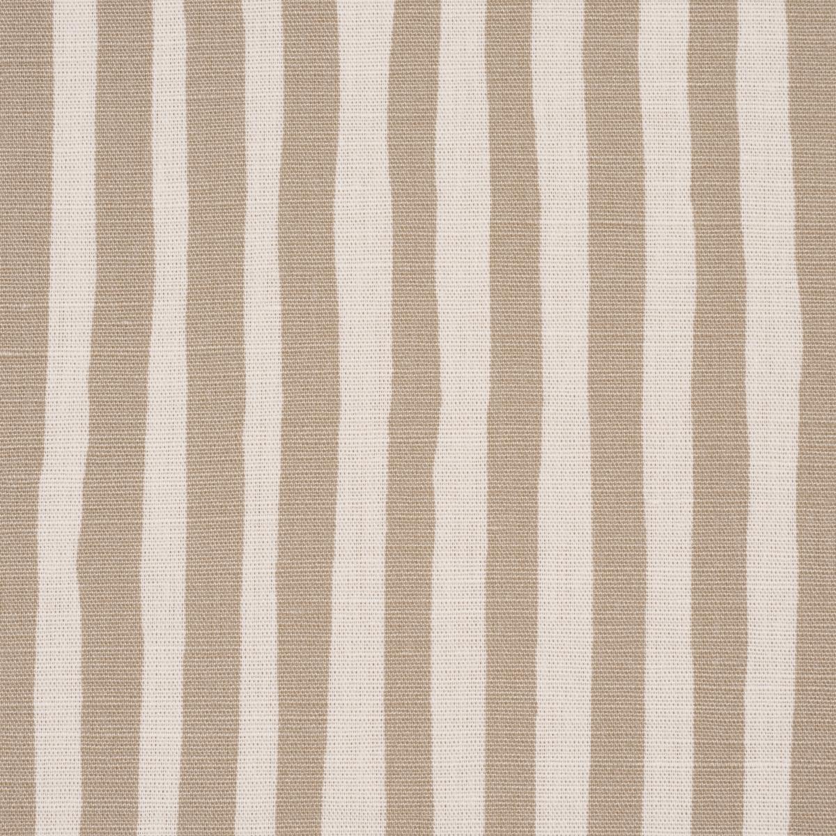 Schumacher Chaney Stripe Sand Fabric