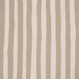 Schumacher Chaney Stripe Sand Fabric