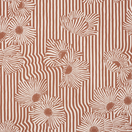 Schumacher Chaney Floral Terracotta Fabric