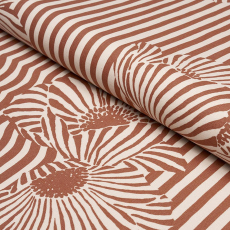Schumacher Chaney Floral Terracotta Fabric