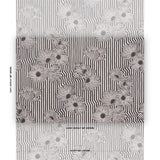 Schumacher Chaney Floral Carbon Fabric