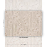 Schumacher Chaney Floral Sand Fabric