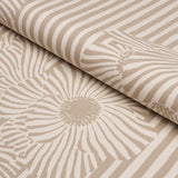 Schumacher Chaney Floral Sand Fabric