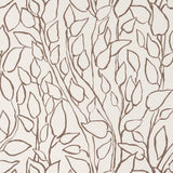 Schumacher Solandra Vine Brown Wallpaper