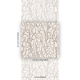 Schumacher Solandra Vine Brown Wallpaper