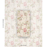 Schumacher Daydream Pink Wallpaper