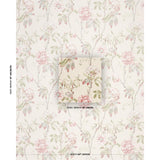 Schumacher Daydream Pink Wallpaper