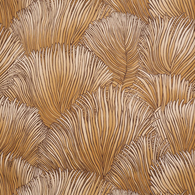 Schumacher Fondale Gold Wallpaper