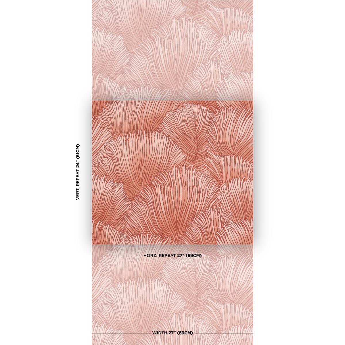 Schumacher Fondale Pink Wallpaper