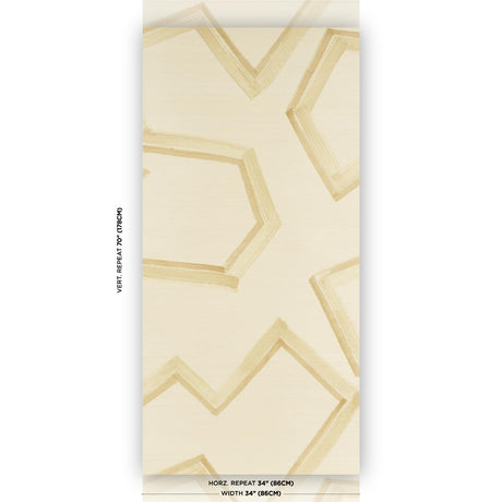 Schumacher Enzo Sisal Straw Wallpaper