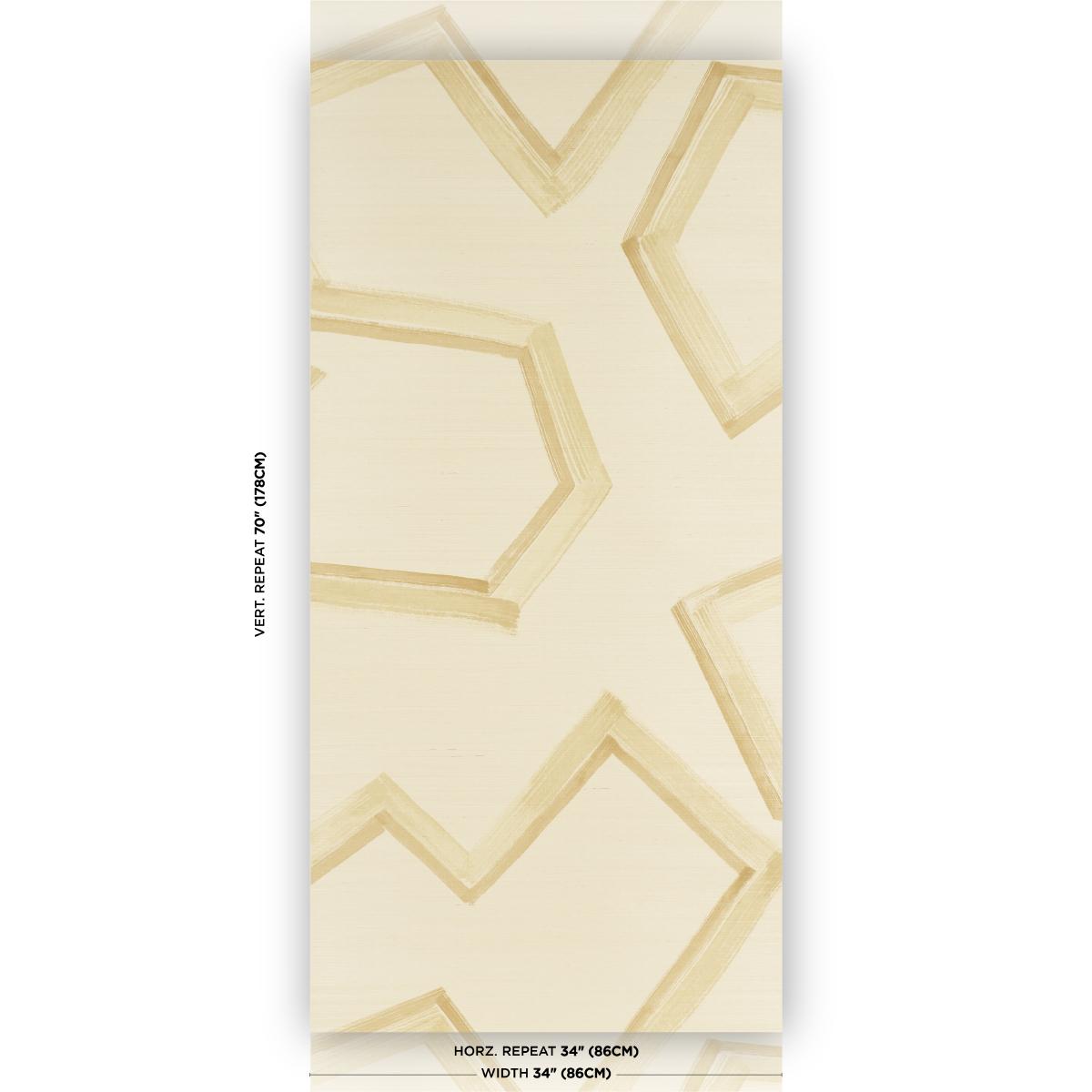 Schumacher Enzo Sisal Straw Wallpaper