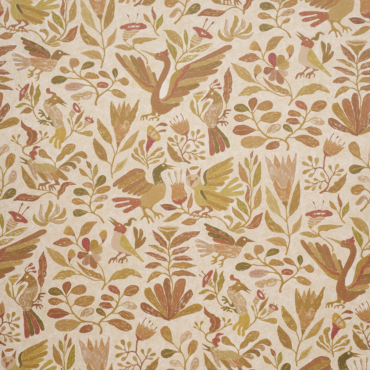 Schumacher Canopy Spice Wallpaper