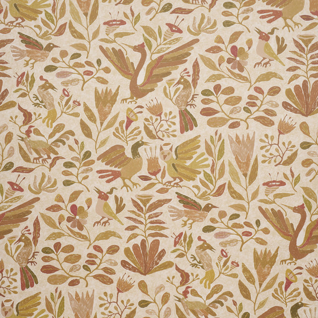Schumacher Canopy Spice Wallpaper
