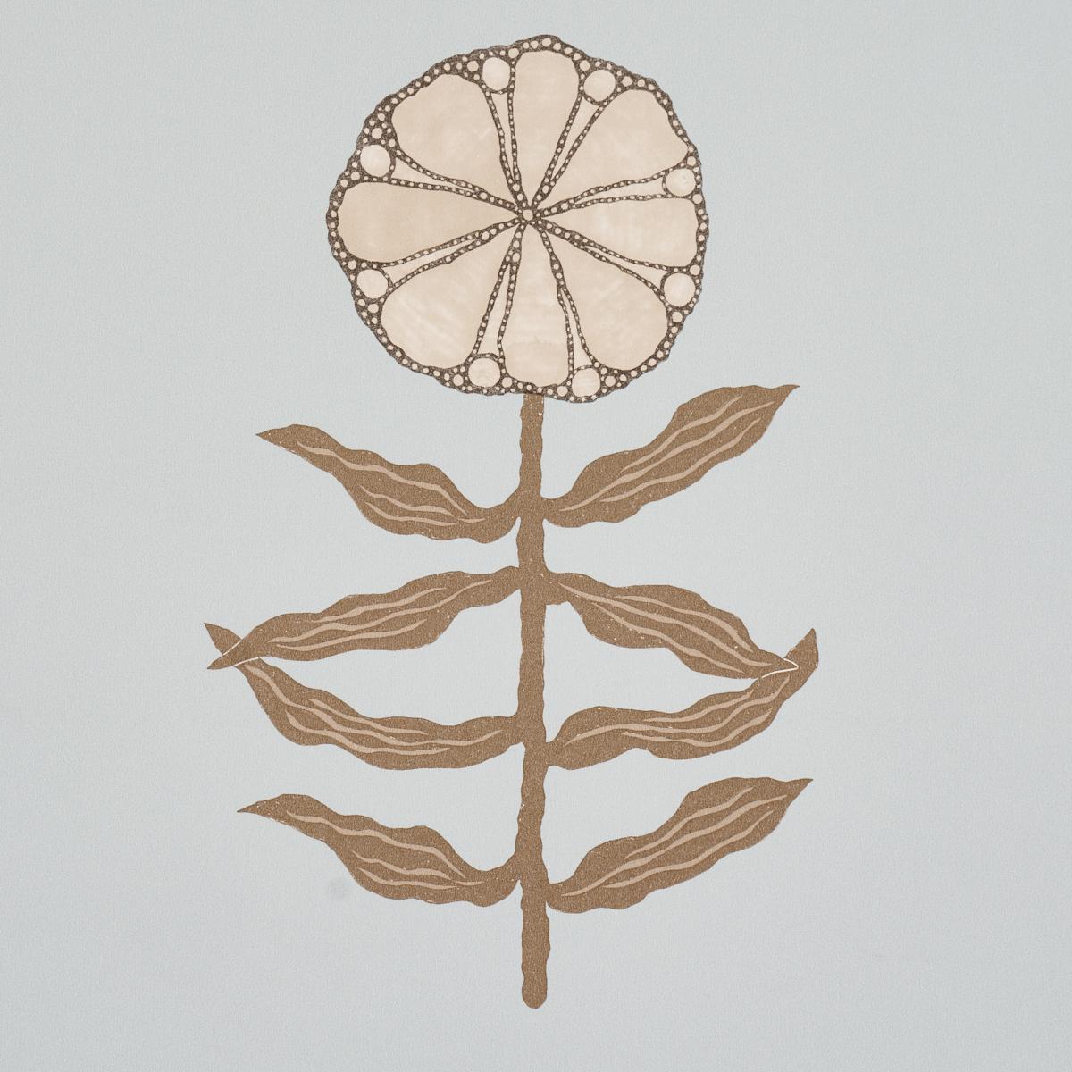 Schumacher Pretty Petals Sky Wallpaper