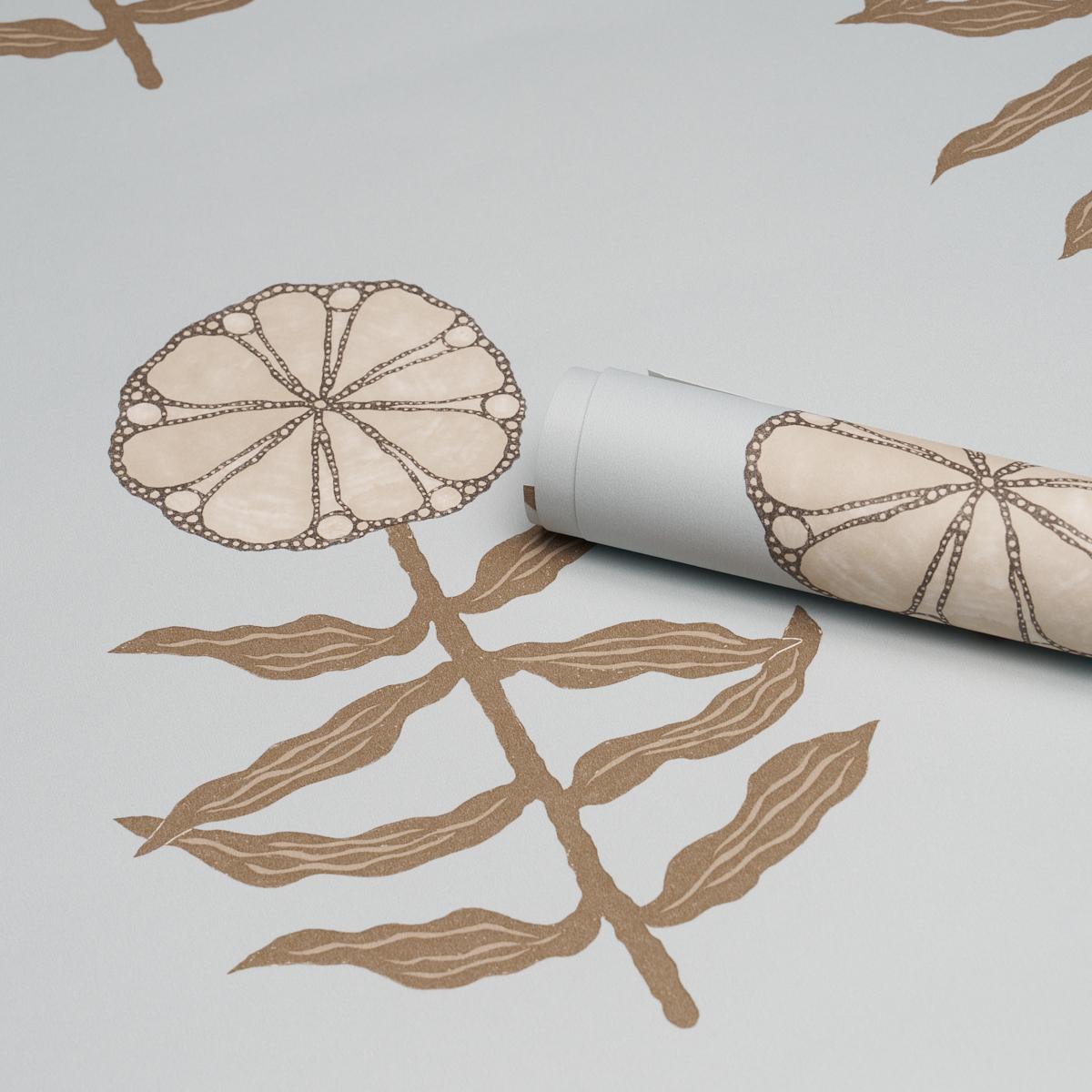 Schumacher Pretty Petals Sky Wallpaper