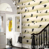 Schumacher Flying West Green Wallpaper
