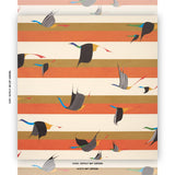 Schumacher Flying West Orange Wallpaper