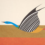 Schumacher Flying West Orange Wallpaper