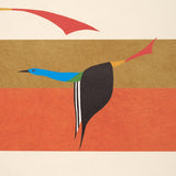 Schumacher Flying West Orange Wallpaper