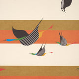 Schumacher Flying West Orange Wallpaper