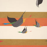 Schumacher Flying West Orange Wallpaper