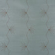 Schumacher Royre Stripe Sisal Seaglass Wallpaper